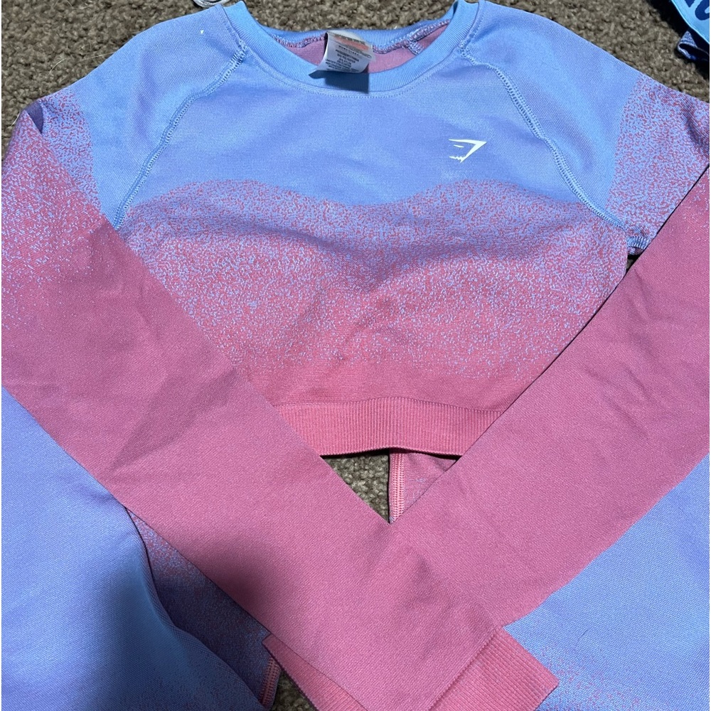 Long sleeve GYMSHARK workout top ADAPT